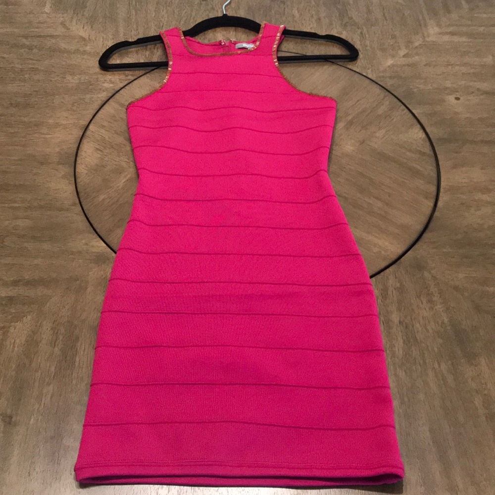 Pink bodycon dress. Size xs